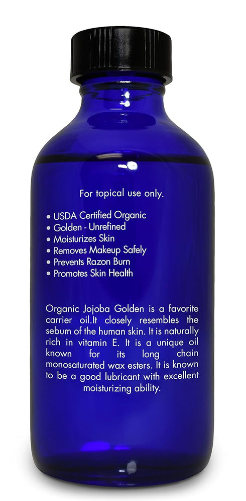 Organic Jojoba Oil by Zongle, 4 OZ – 100% Pure USDA Certified, Therapeutic Grade...