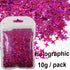 LoveOurHome 60g Holographic Star Chunky Glitter Flakes Sparkles Iridescent Stars Shapes Nail Sequins Epoxy Resin Accessories Crafts Supplies Makeu...