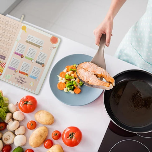The Perfect Recipe Notebook To Write In Your Own Recipes - Aesthetic Blank Recipe Book with Waterproof Cover - Simplified Blank Cookbook to Organi...