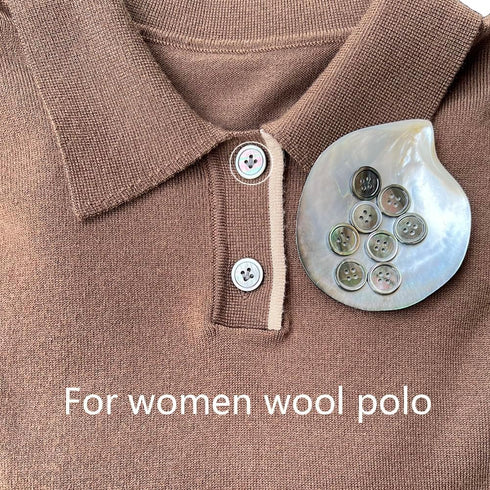 20 Pieces Genuine Black Mother of Pearl Buttons Natural Black MOP Buttons for Shirts Dresses Polo DIY Craft (Diameter 12.5MM)...