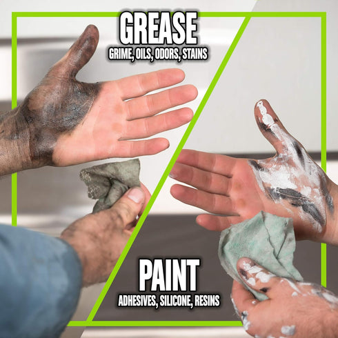 Grip Clean Cleaning Wipes – Hand Cleaner for Mechanics, Heavy-Duty Hand Wipes for Grease & Oil, Cleaning Wipes All Purpose for Tools & Surfaces, W...