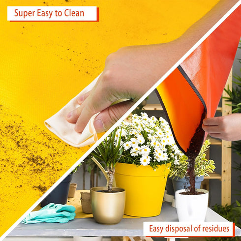 Large Potting Mat for House Plant Transplanting and Soil Mix Control Waterproof Plant RepottingTray Gardening Tools Plant Gifts for Plant Lovers (...