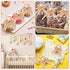 Hotop 36 Pcs Baby Shower Pacifier Necklace Cute Bear Acrylic Baby Pacifier Party Favors Pacifier Charm Pacifier Necklace for Girls Boys Baby Showe...