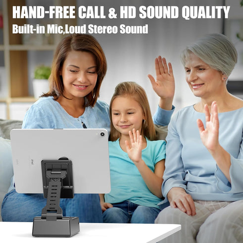 Birthday Gifts for Men Dad Husband Son, Phone Stand with Bluetooth Speaker Wireless, Mens/Women Gifts for Mother/Fathers' Day Anniversary Valentin...