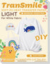 TranSmile PU-Heat Transfer Paper for T Shirts (50 Sheets, 8.5 x 11'') Printable Heat Transfer Vinyl for White Fabrics Iron on Transfers for Inkjet...