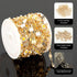 YOUBEIYEE 16.4 Feet Gold Plated Chain for Jewelry Making Brass Sequin Link Chain Roll White Daisy Chain Necklace Bracelet DIY for Women...