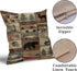 Western Rustic Bear Throw Pillows Cover Set of 2 Wild Animal Bear Deer Moose Pillow case 18x18 inch Lodge Wildlife Cotton Linen Outdoor Cabin Deco...