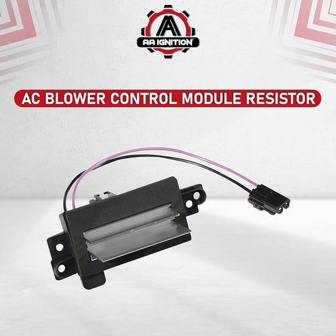HVAC Blower Motor Resistor - Compatible with Chevy, Cadillac, GMC and Other GM Vehicles - Silverado, Trailblazer, Envoy, Sierra, Rainier - HVAC Co...