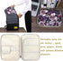 Travel Portfolio Organizer Waterproof A4 Document Bag Multifunctional Travel Note Pouch Zippered Case for Notebook, Ipad, Journals, Sketch Books (...