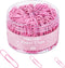 500pcs Paper Clips Assorted Sizes, Small, Medium and Large?1.1inch, 1.3inch and 2inch) Paper Clips, Vinyl Coated Paperclips for Office, School, Ho...