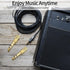 4 Pcs 6.35mm (1/4 inch) Male to 3.5mm (1/8 inch) Female Stereo Headphone Adapters, 3.5mm/1/8'' Female to 6.35mm/1/4'' Male Stereo Audio Adapter Ja...
