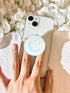 Smile Mobile Phone Grip, Simple Solid Color Mobile Phone Holder, Mobile Phone Decoration, Folding Elastic Base, Smile Every Day...
