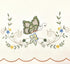 GOHD Dancing Butterfly. 3pcs Multi-Color Embroidery Cafe Curtain Set/Swag & Tiers Set with cutworks. Window Treatment Set for Small Windows. (SAGE...
