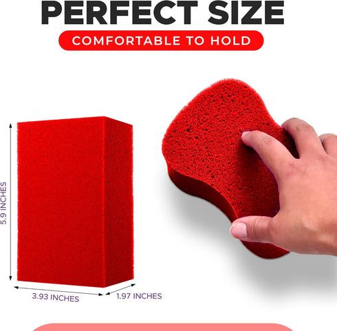 Sponges for Cleaning - 2 Pack - Multi-Purpose Cleaning Sponge, Perfect as Car Wash Sponge, Household Cleaning Sponges, Tile Grout Sponge, Sponges ...