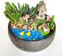 3Pcs Garden Miniature Accessories, Garden Kit, Garden Animals, Resin Miniature Figurines Dollhouse Accessories Micro Landscape Ornaments for DIY K...