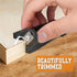 Chamfering Edge Band Trimmer,Adjustable Edge Banding Trimmer,veneers,Hand Planer,Edge Banding Tools.(Handle + R1, R2 Blade)...