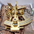 Humaira Nautical 4" Solid Brass Sextant Nautical Working Instrument Astrolabe Ships Maritime Gift...
