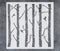 GSS Designs Birch Trees Stencils 12x12Inch Reusable Art Stencils for Painting on Wood Wall Furniture Plastic Tree Stencils for DIY Crafts...