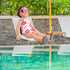 18 Inch Doll Swim Accessories Set, Passionate Doll Beach Sunbathing Playset for American doll Girls, includes Doll Bikini Swimsuits, Heart-shaped ...