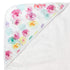 HonestBaby 3-Piece Organic Cotton Hooded Towel & Washcloth Set, Rose Blossom, One Size...