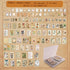 400Pcs Vintage Scrapbook Stickers, Scrapbooking Supplies Kit for Adults, Aesthetic Nature Washi Collage Paper Ephemera for Bullet Junk Journals...