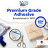 Pro® 410 ATG High-Tack Adhesive Transfer Tape - Non-Woven, PH-Neutral Double Sided Tape - Permanent Bond for Cloth, Vinyl, Cork, Paper & Plastic -...