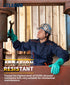 LANON 3 Pairs Nitrile Chemical Resistant Gloves, Reusable Heavy-Duty Rubber Gloves, Acid, Alkali & Oil Protection, Non-Slip, Large...