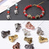 AD Beads Solid Metal 10 Pieces 12x15mm Dragon Head Spacer Assorted Mixed Color Beads...