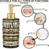 Popular Bath Safari Stripes Modern Bath Accessories Lotion Pump Modern Classic Contemporary Decorative Beautiful Designs Bathroom Decor Set for Ho...