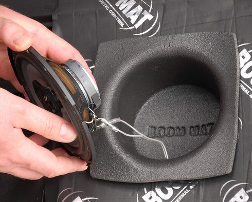 Design Engineering 050310 Boom Mat Speaker Baffles, 4" Round (Pack of 2)...