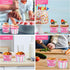 Augisteen 50 Count Paper Ice Cream Bowls Disposable Dessert Bowl Ice Cream Paper Cups Treat Paper Bowl for Hot or Cold Food Ice Cream Sundae Froze...