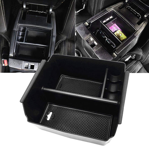 JOJOMARK Compatible with Jeep Wrangler JK and JKU Accessories 2011-2018 Center Console Tray Organizer(Console tray)...
