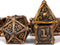 Metal DND Dice Set, Dragon Rider DND Dice 7-Pieces Metal Polyhedral Dice Set with Gift Box for Dungeons and Dragons Role Playing Games?Ancient Gol...