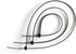 THE CIMPLE CO 7 inch Strong Grey Nylon Zip Ties, Wire Ties - Indoor and Outdoor Rated - No Tools Needed, Zip Ties (Wire Ties, Cable Ties), 100 Pac...