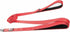 Dog Leash 8ft Long - RED - Traffic Padded Two Handle - Heavy Duty - Double Handles Lead for Control Safety Training - Leashes for Large Dogs or Me...