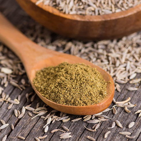 SPICED Ground Caraway Seed, 8oz of Pulverized Caraway Seeds in Resealable Bag, Great for Cooking, Seasoning, Baking, Rye Bread, Curry, Stew, and E...