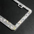 Tchipie 1 Pack Bling Rhinestone License Plate Frames, Bedazzled Sparkly Cute Diamond Car License Plate Frame, Glitter Crystal Tag Caps, Stainless ...