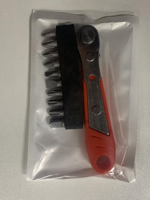 Mini Ratchet Wrench,Right Angle Phillips Magnetic Screwdriver for Tight Spaces with 1/4" Drive High Torque Offset Reversible Mini Ratchet Offset S...