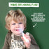 Jack N' Jill Tickle Tooth Sonic Electric Toothbrush with Replacement Head - Gentle Cleaning, Made for Tiny Teeth, LED Inspection Light, for Babies...