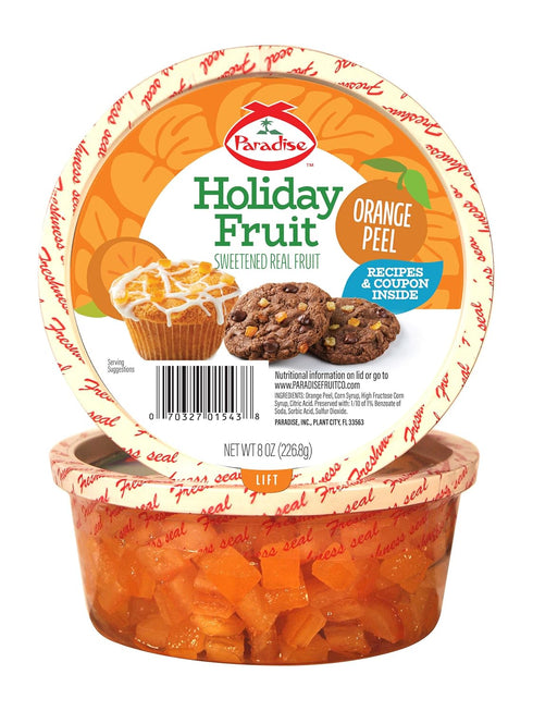 Paradise Diced Peel, Orange, 8 Ounce...