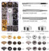 Toututu 120 Sets Leather Snap Fasteners Kit, 12.5mm Metal Snap Buttons Press Studs with 4 Setting Tools, 6 Color Leather Snaps for Clothes, Jacket...