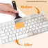 Small Portable Nylon Anti Static Brushes Electronics Computer Keyboard Laptop Cleaning Brush Kit (Black, Set of 8)......