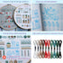 ETSPIL 3 Sets Embroidery kit for Beginners Adults?Learn 33 Different Stitches DIY Kits ?includes Stamped Flower Pattern, Hoop, Color Threads,Tools...