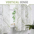 FMFUNCTEX Valance Curtain for Kitchen Bathroom Bedroom Green and Grey Branch Print on Linen Window Valances for Living Room Rod Pocket Window Trea...