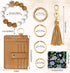 Hicdaw Wristlet Bracelet Keychain Wallet for Women 9 Slots Credit Card Holder Tassel Purse Silicone Key Ring with Gift Box...