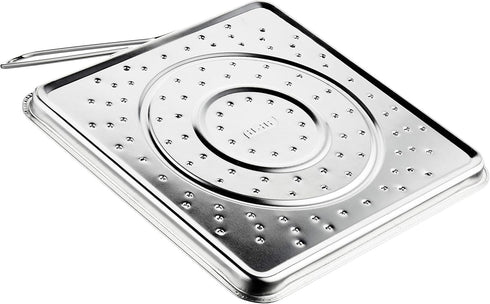 Ibili Classica Foldable Tin Plate Bread Toaster Camping Cookware, Ideal For Use On Gas Flame - Made in Spain - 20cmx20cm - 7.8"x7.8"...