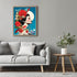 Posterizer 1 pcs-landscapes and flowers-vintage woman collage-Retro Art-Abstract & Modern Art-Gift for Art Lovers- UNFRAMED Wall Art...
