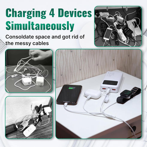Multi Watch Charger for Magnetic Charging Apple iWatch Series 8 7 6 5 4 3 2 SE, Fast Charging iPhone 15 14 13 12 11 Pro Max XR XS X AirPods iPad, ...
