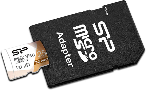 Silicon Power 256GB Micro SD Card U3 SDXC Up to 100MB/s High Speed Memory Card with Adapter for Nintendo-Switch, Cams and Drones...