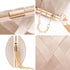 Larcenciel Women's Evening Handbags, Elegant Tassel Satin Clutch Purses, Ladies Chain bags for Wedding Cocktail Prom Party...